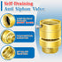 Fine Thread Vacuum Breaker - PK1390 1-1/16" Female No Lead Brass - Self-Draining Hose Bib Vacuum Breaker