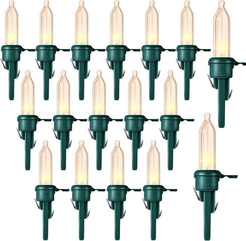Honoson 60 Pieces Valentines Day LED Replacement Bulbs, Mini Wide Angle Pink Bulbs for Indoor Outdoor