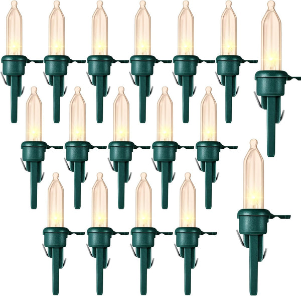Honoson 60 Pieces Valentines Day LED Replacement Bulbs, Mini Wide Angle Pink Bulbs for Indoor Outdoor