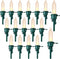 Honoson 60 Pieces Valentines Day LED Replacement Bulbs, Mini Wide Angle Pink Bulbs for Indoor Outdoor
