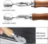 BAYTORY 3Pcs Window Screen Tool Kit, Spline Roller Tool with Wooden Handle & Steel/Nylon Bearing Wheels