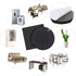 Yelanon Non Slip Furniture Pads - 78pcs (1+2+3+4)” Self Adhesive Rubber Feet for Furniture Legs, Anti Slide Protector