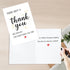 UUEFKTN Funny Thank You Card, Simple Thank You Card Appreciation Card for Coworker Boss Teacher Friend Doctor Nurse