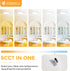 2Pack 12 Inch 25W, 3000LM, 95+, 2700K-5000K 5CCT Dimmable, LED Flush Mount Ceiling Light, CRI & White Round Surface