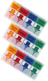 Message Flags Assorted Color, "Sign Here"/"Notarize"/"Initial Here"/"Sign and Date", 600 Pages Total, 3 Dispensers/Pack