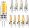 DiCUNO G4 LED Bulb Dimmable, 12V, JC Bi-Pin Base Light Bulbs 2W,