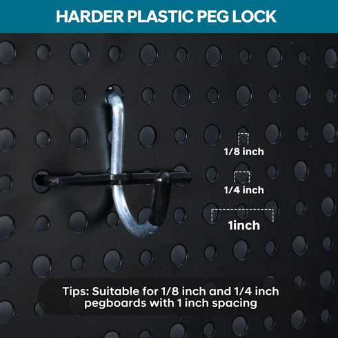 246PCS Pegboard Accessories Organizer Kit with Hooks, Bins, and Paper Towel Holder for Garage Storage