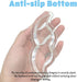 Elbow Gel Wrist Rest for Keyboard and Mouse Transparent White Mustache Pad Cushion Ergonomic Cute Clear Cool Mouse