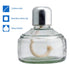 Dental Alcohol Lamp Glass Burner with Metal Cap, 150ml Dental Lab Equipment Heating