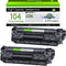 greencycle Compatible Black Toner Cartridge for Canon 104, 2 Pack, C104 CRG104 FX9 FX10, ImageClass MF4100 Series
