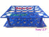 50-Well Blue Plastic Detachable Lab Test Tube Rack Holder Centrifugal Pipe Holes Stand for Placing 10ml, 15ml, 50ml centrifuge Tubes