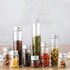 30pcs Clear Glass Bottles, 40ml Glass Vials with Aluminum Screw Cap