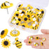 Sunflower Bee Push Pins, Decorative Thumb Tacks for Bulletin Board Photos, Office Decorations Supplies
