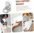 DOITOOL Stainless Steel Corner Braces Heavy-Duty Right Angle Brackets for Furniture Shelving for Secure Installation