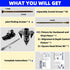 Floor Repair Kit, Floor Fix Screws Kit for Wood Floors, Eliminate Noise, Wood Floor Gap Fixer Replacement, 5 Tools & 50