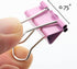 Mr. Pen Pastel Binder Clips, 50 Pack, 0.75 Inch Small Clips, Micro Binder Clips for Office