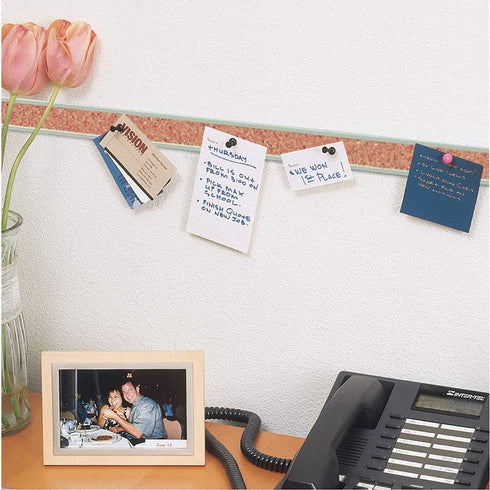 Quartet Bulletin Bar Strip, Cork Board, 48" x 1", Beige Aluminum Frame (2006)
