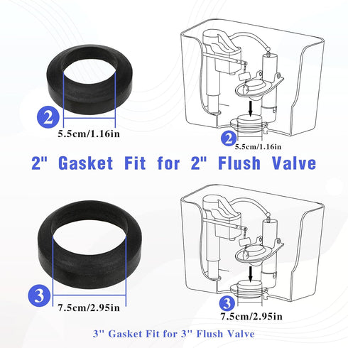 Universal Toilet Tank to Bowl Repair Kit, Bolt & Gasket Hardware Kit for 2-Piece Toilet, American Standard Parts