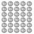 35 Pcs Non Metallic Button Push-in Bulk Connector, 3/8 in. - 1/2 in. Electrical Conduit Fittings