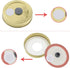 Zonon 64 Pcs Synthetic Filter Paper Stickers, 0.3 Um Filter Disc for Mushroom Cultivation with 100 Rubber Stopper