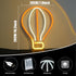 ENUOLI Hot Air Balloon Neon Signs,LED Balloon Neon Light for Wall Decor,Battery/USB Powered Balloon Sign Shaped