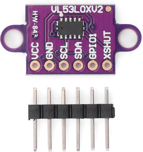 Starry 5pcs VL53L0X 940nm 2.8-5V GY-VL53L0XV2 I2C Time-of-Flight (ToF) Ranging Sensor Breakout Laser Distance Module