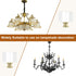 39mm 2 1/4-27 Inch PATIKIL Lamp Shade Finial, Pcs Cube Crystal Lamp Finials Caps Knob Threaded Base Clear Square Lamp