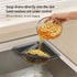 6.69" (2Pcs) Magnetic Corner Sink Strainer Basket with Twist-Open Bottom, Magnetic Triangle Sink Strainer for Food