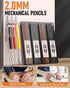 Nicpro 31 Pack Carpenter Pencil Set with Sharpener, Mechanical Pencils with 128PCS Refills, Heavy Duty Construction