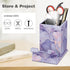 Fintie Pencil Holder with Magnetic Base, Eyeglasses Holder Stand, Desktop Organizer for Office Supplies (Lilac Marble)