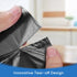 LimonLaviu 100 Pack, 11.5'x 6.5" 21', 22 Black Plastic Grocery Bags, x Pound Capacity, Heavy Duty, Unscented