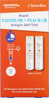 SpeedySwab COVID Test and Flu Test Combo - 3-in-1 Rapid Antigen At-Home
