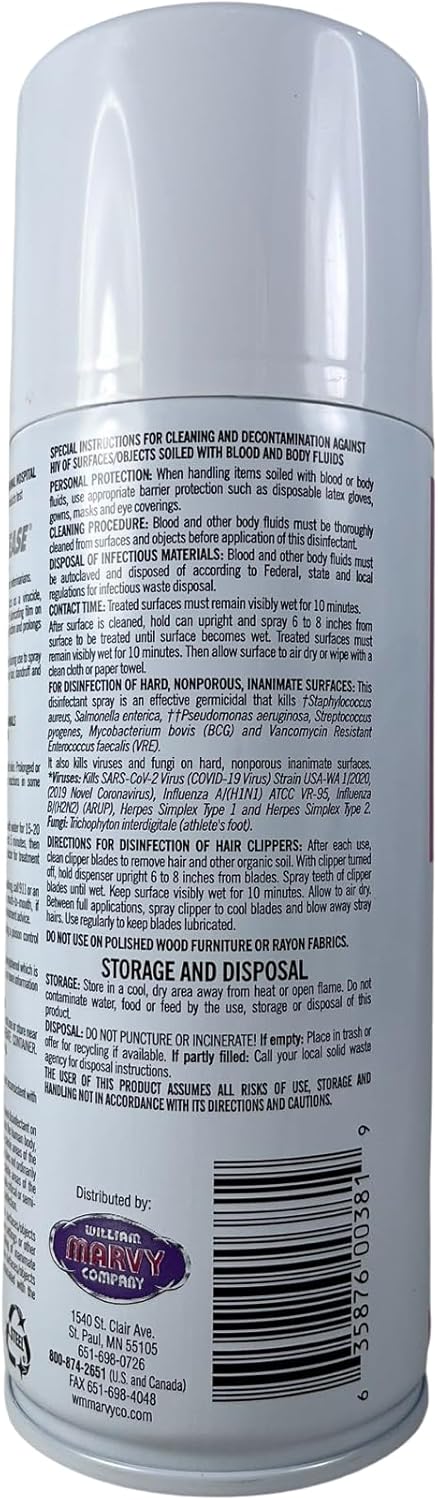 THEMONG William Marvy Mar V Cide Spray Disinfectant for Clipper Ease