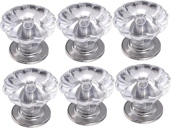 LIFKOME 6pcs Practical Mini Handle Bedside Cabinet Handle Drawer Home Replacement Decorative Knobs