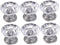 Angoily 6pcs Mini Decorative Knobs for Cabinets Stylish Replacement Handles for Home