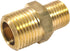 Forney 75533 Brass Fitting, Reducer Adapter, 3/8-Inch Male NPT to 1/4-Inch Male NPT