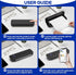 TUXIYA 10 8.5"x11" 260 Rolls Thermal Printer Paper US Letter Size, BPA free Quick-Dry Thermal Paper,Thermal Printing