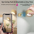 3 3 360 1 Pack AKSDA Battery Operated Wall Light, LED Wall Sconce with Color Modes, Brightness Levels, Rotation, Touch
