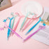 YYaaloa 12pcs Cute Mermaid Gel Ink Writing Pens, 0.5 mm Black Ink, Fun Kawaii Bulk for Kids Office School Supplies