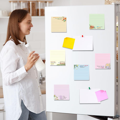 Bible Sticky Notes 30 Pack - 600 Sheets Inspirational Notepads for Message Reminders, Gifts, and Studying