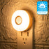 6000K Cozy (2-Pack)) YELKO Motion Sensor Night Light - White Anti-Glare Plug in LED Nightlight, Ultra Bright