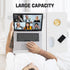 CloudTrip 23.6IN Plus XL Adjustable Laptop Desk with Light, USB Port, iPad Holder, Drawer Storage - Larger Adjustable
