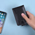 Wisdompro Credit Card Holder, Slim Leather RFID Blocking Wallet, Organizer Case with 20 Card Slot & 6 Small Cells