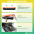 TN221 TN225 Compatible Toner Cartridges Replacement for Brother TN-221 TN-225 for HL3140CW HL3170CDW HL-3172CDW