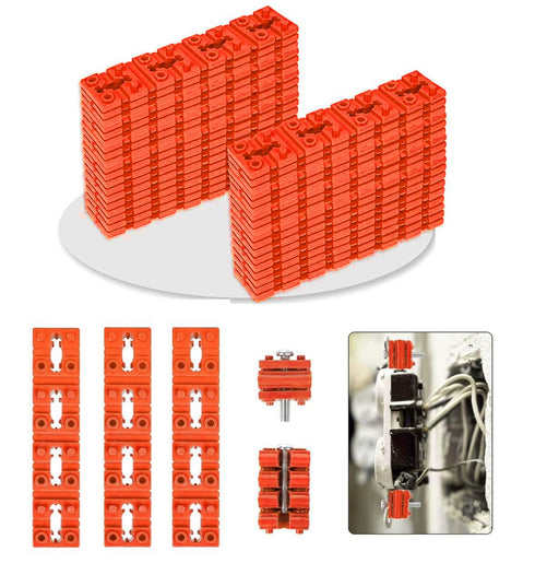 Switch and Receptacle Spacer Outlet Spacers, 100pcs Electrical Outlet Shims for Loose Outlet Electric Switch