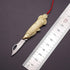 Fish Shape Stainless Steel Portable EDC Mini Folding Pocket Knife Small Keychain Knife Tiny Box Cutter Tools by Epichao