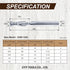 Z200-1302 1/8" 1/2" 1/4" (1/8") ZUQ | Up Cut Spiral Router Bit | - Dia, Cutting Height, Shank, Uncoated (Bright) Solid