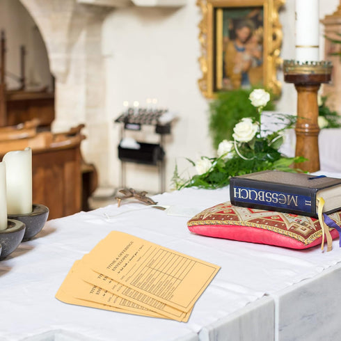 Church Supplies Tithe and Offering Envelope - Kraft Offering Tithe Envelopes - 200 Pieces for Religious Church