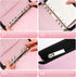Toplive A6 Budget Binder with Zipper, 6 Ring Refillable Planner Cover for A6 Cash Budget System, Glitter Pink