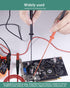 Multimeter Leads, Insulated Test Probe Needle Point Wire Testing Probes, 600V CAT III, Long Reach Prod